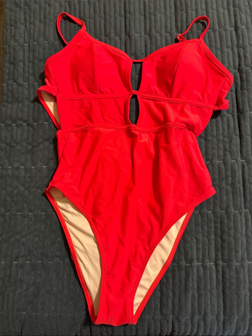Cupshe Red One-Piece Cutout Swimsuit